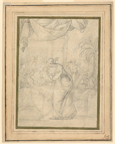 Darstellung des Christuskindes den Hirten von Unknown